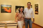 Penny & Sanjeev Patel at Royals Art Exhibition on 30th March 2016